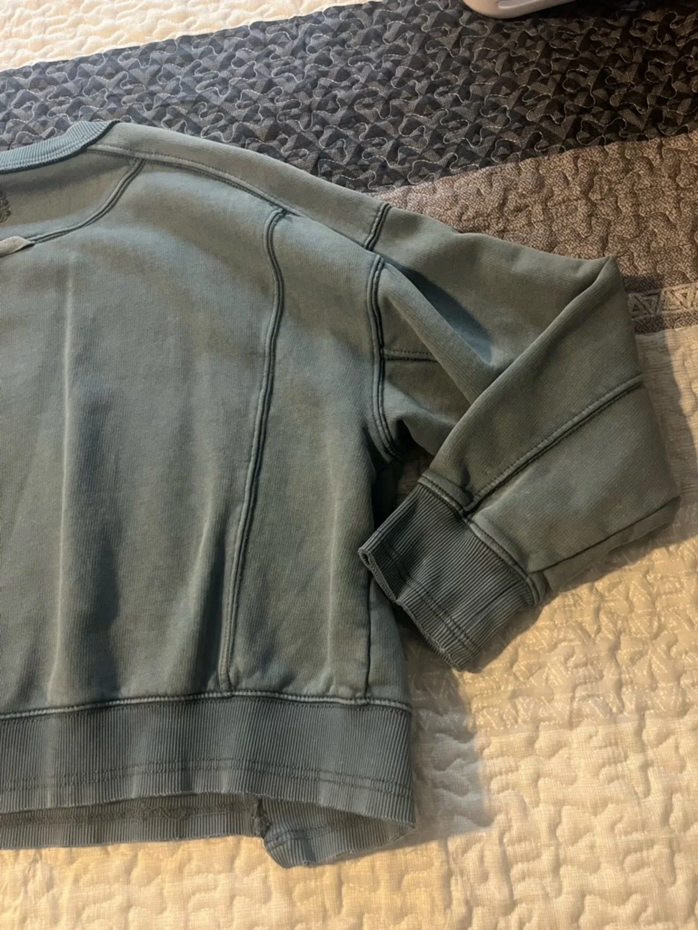 Washed Denim FP Movement Crew Neck - Picture 9 of 12